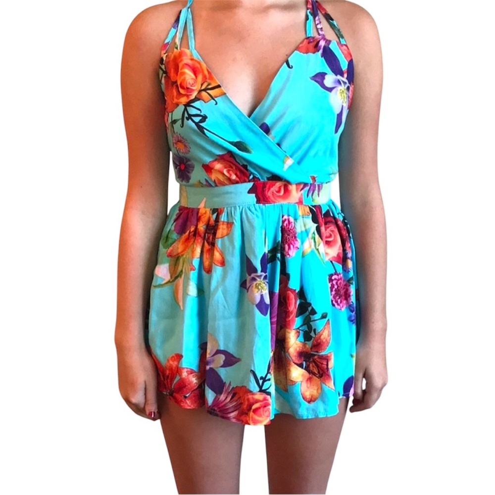 LF Floral Romper
